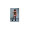Combinaison bodystocking grande taille résille fantaisie 